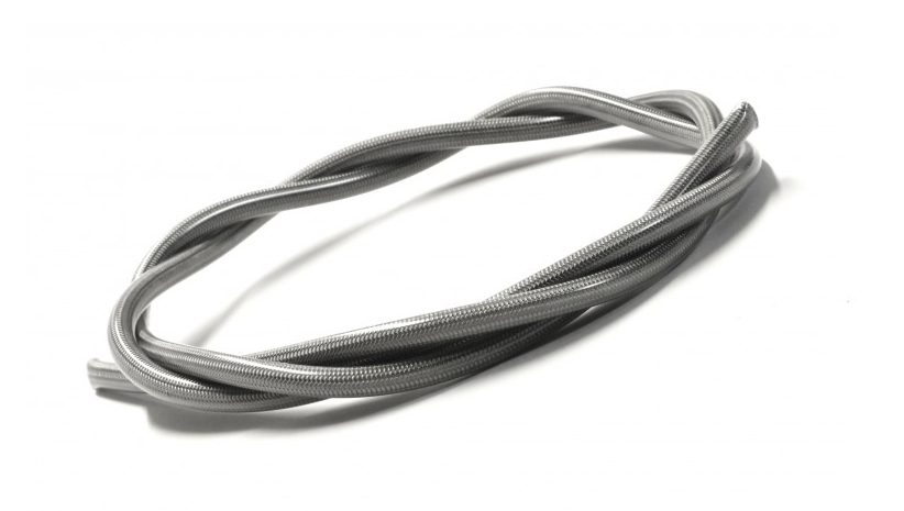 STAINLESS STEEL BRAIDED BRAKE LINES (PTFE) - CLEAR (RLHOSE-CLEAR)