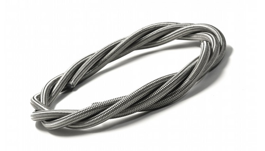 STAINLESS STEEL BRAIDED BRAKE LINES (PTFE) - NO COVER (RLHOSE)